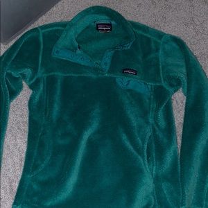 TEAL/GREEN PATAGONIA PULLOVER